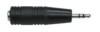 2.5mm stereo plug to 3.5mm stereo socket
