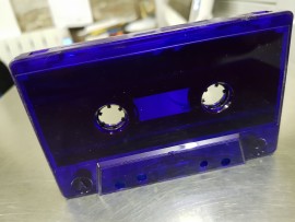 Purple dark clear Cassette tapes