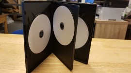CD DVD cases to clear x 4way