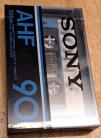 SONY AHF 90 blank cassette