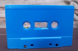 Mid blue coloured cassette