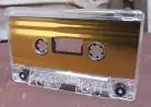 Clear Gold liner Music Cassette