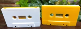 Yellow/ White Spilt Colour Cassette