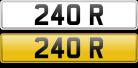 240 R registration number