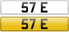 57 E registration number
