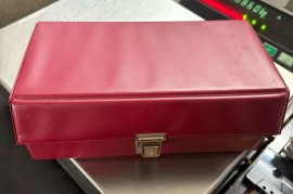 Red Storage case with cassettes included