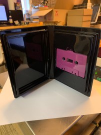 Large single black presentation case