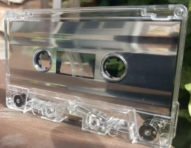 Classic Clear Cassette with Silver Liner