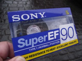 Sony Super EF 90 Blank Cassette