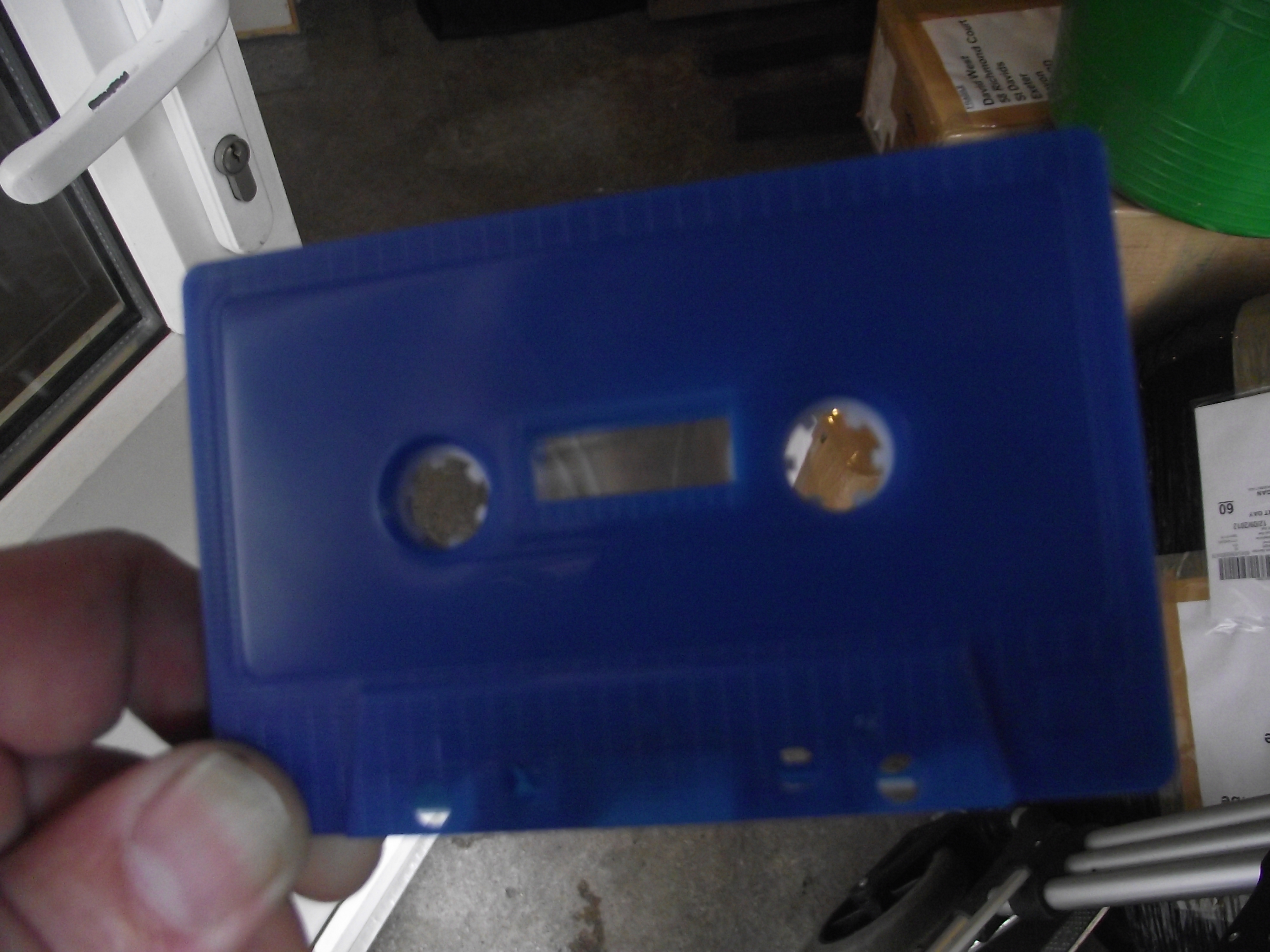 Blue Cassette Tape